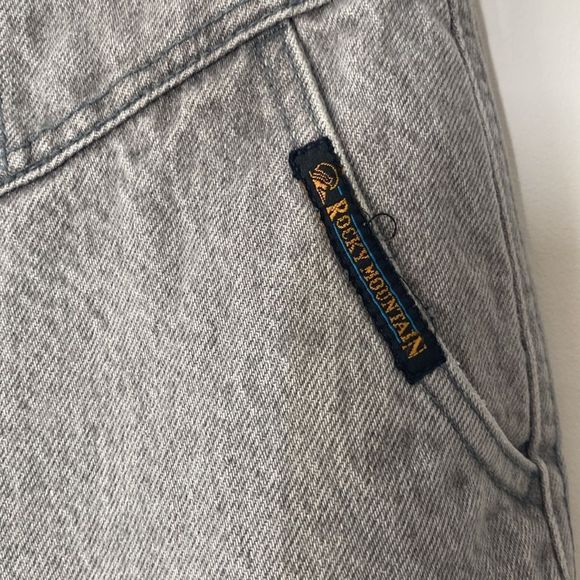 Vintage 80s High Waist Jeans Sz 26/27 waist - Picture 3 of 15